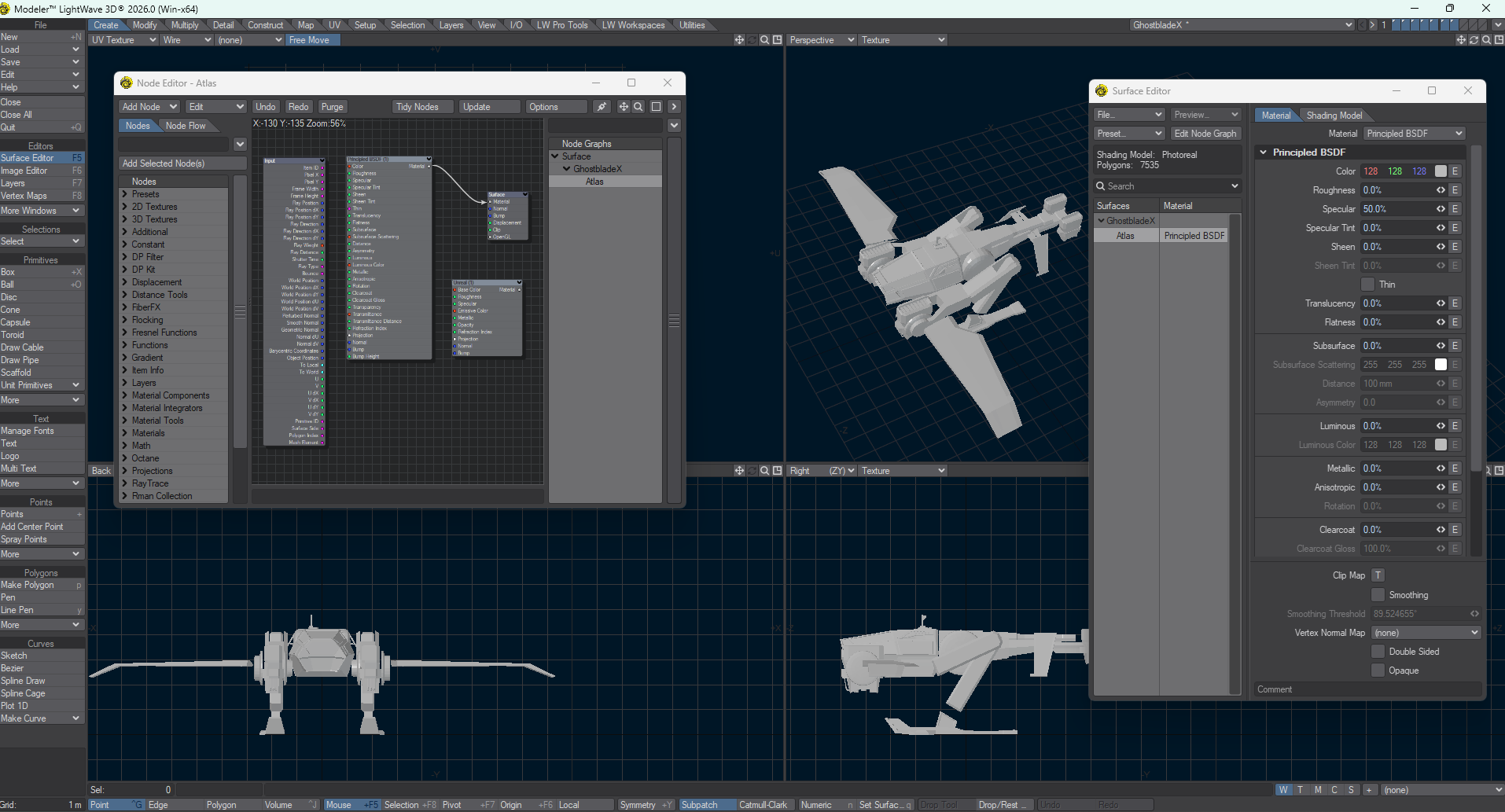 Color textures located automatically from the LightWave surface node graph